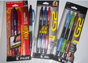Pilot ink pens