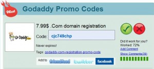 godaddy promo code