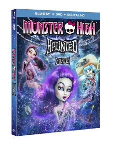 MONSTER HIGH HAUNTED BLU-RAY ARTWORK